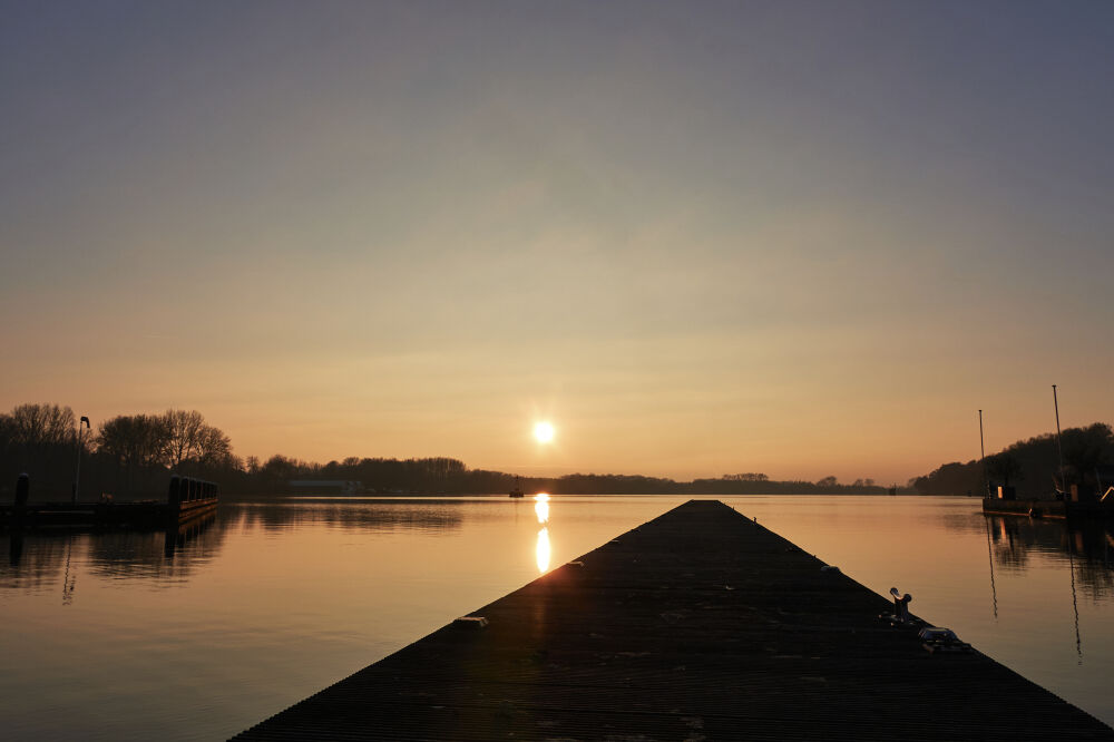 de Nieuwe Meer in Amsterdam - Zonsondergang