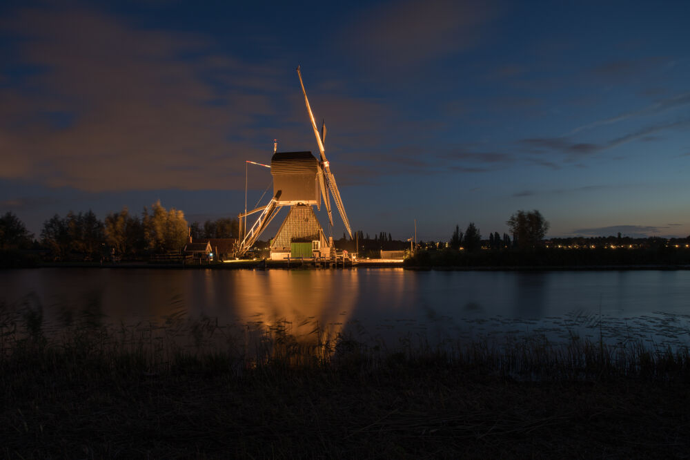 Verlichte Kinderdijk 