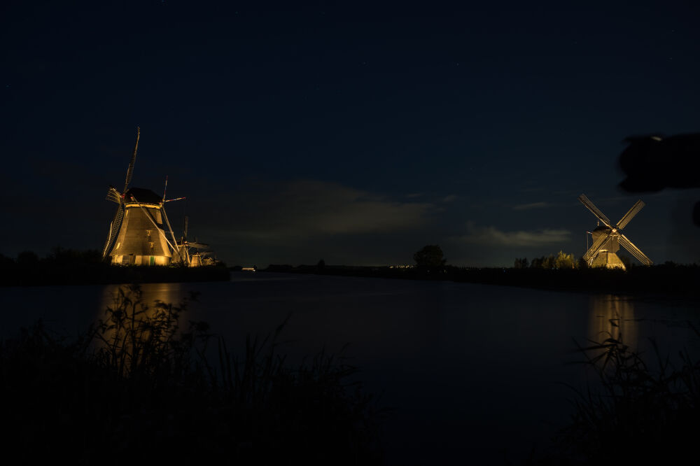 Verlichte Kinderdijk 