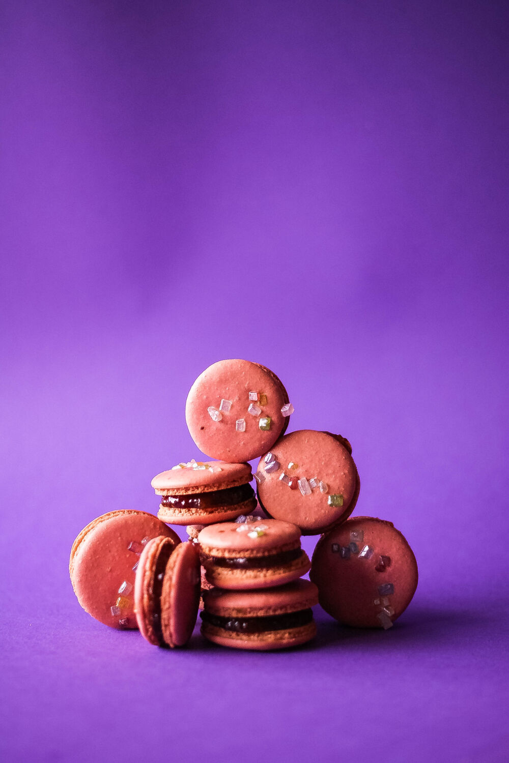 Pink macarons