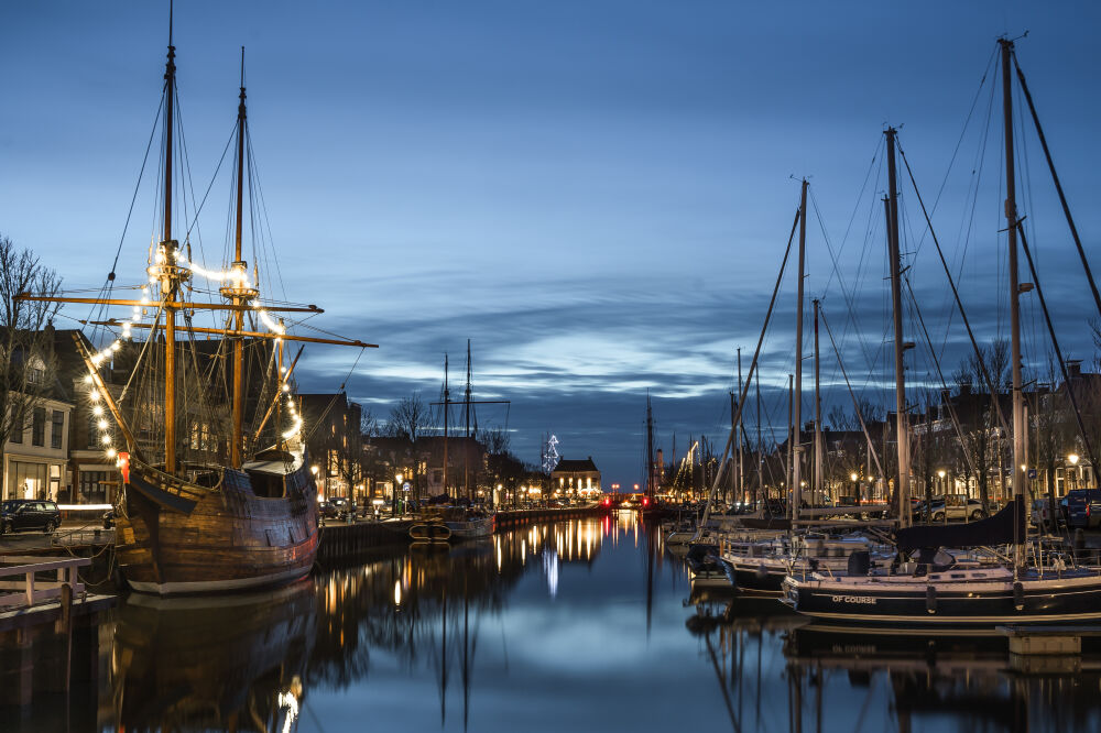 Harlingen by night