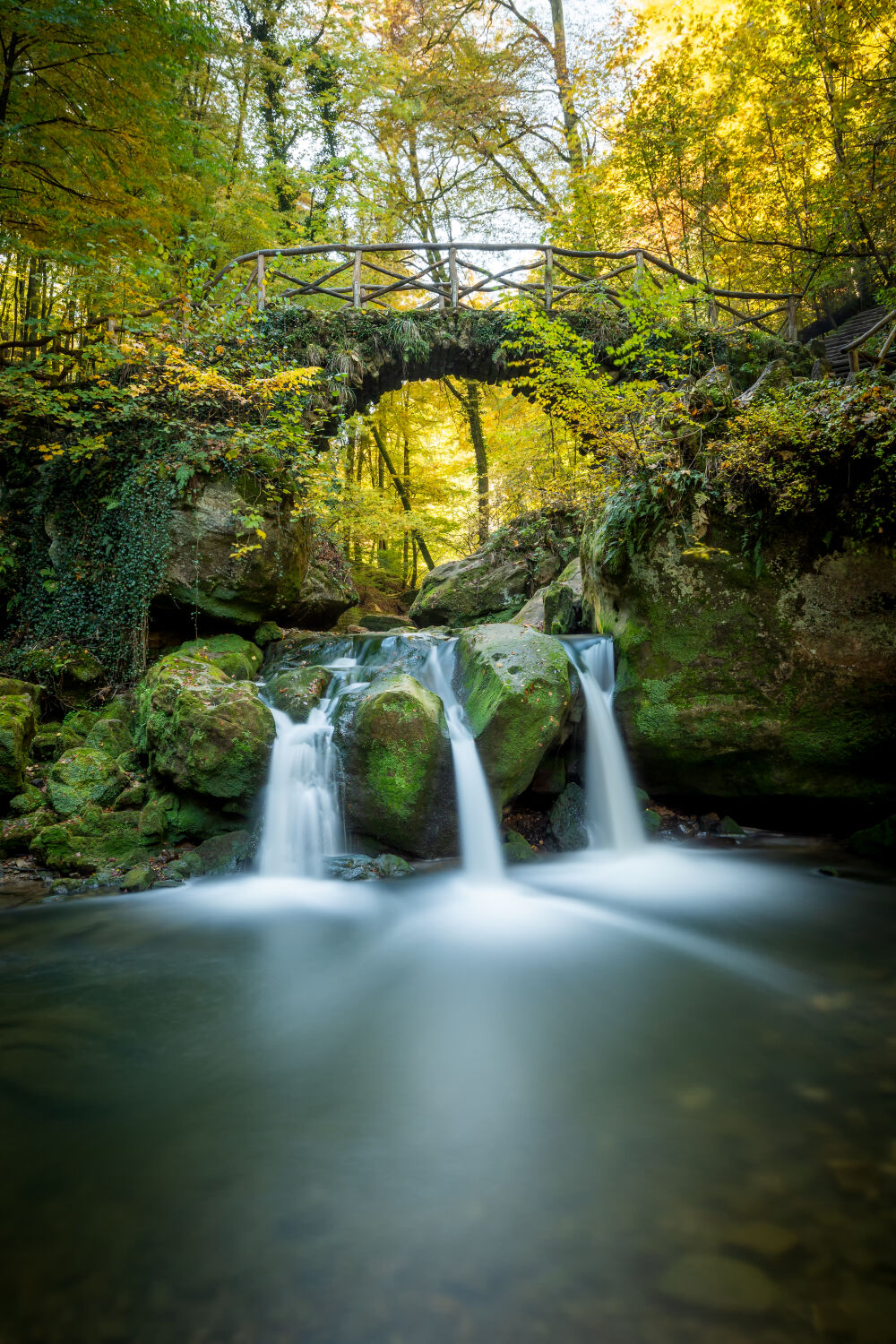 Schiessentümpel waterfall in Luxemburg