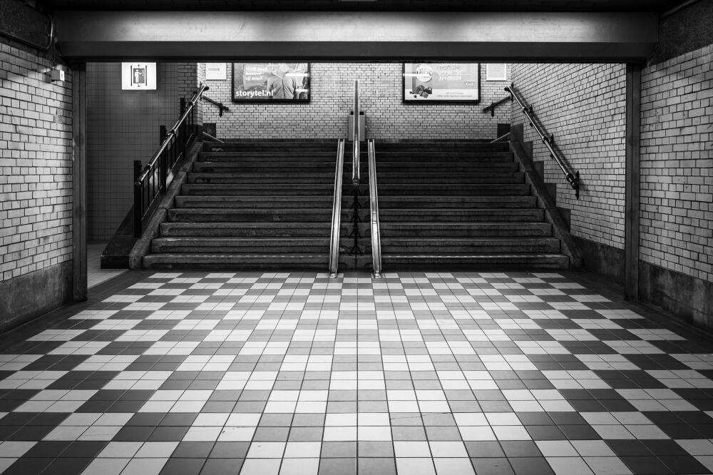 Deserted stairs