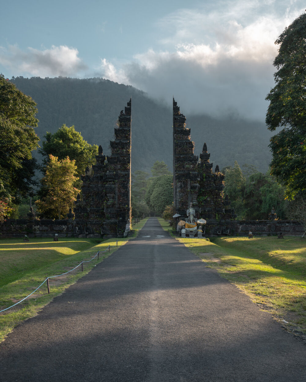 Traditional gate in Bedugul, Bali, Indonesia