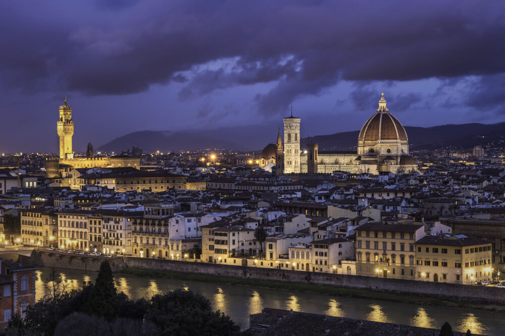 Florence at night