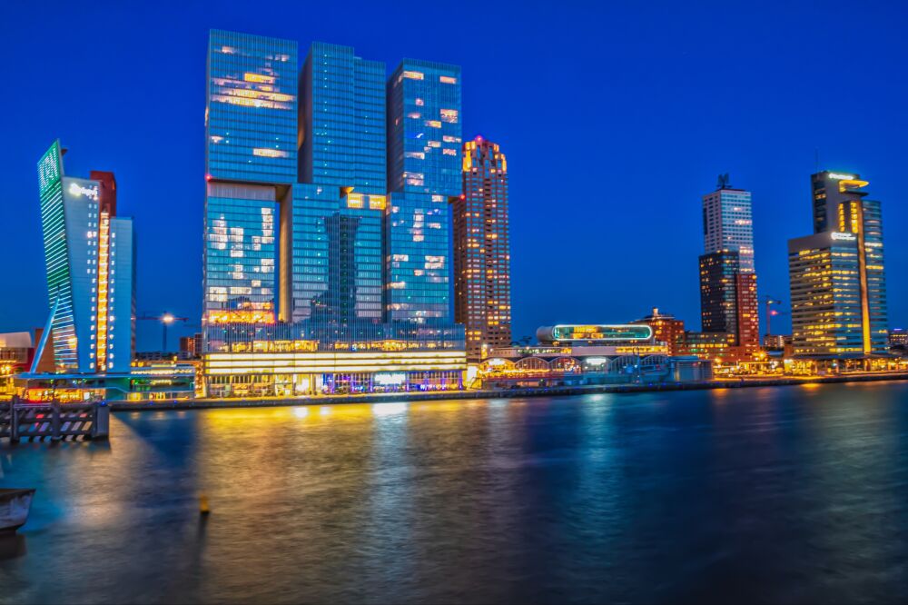 Skyline Kop van de Zuid Rotterdam