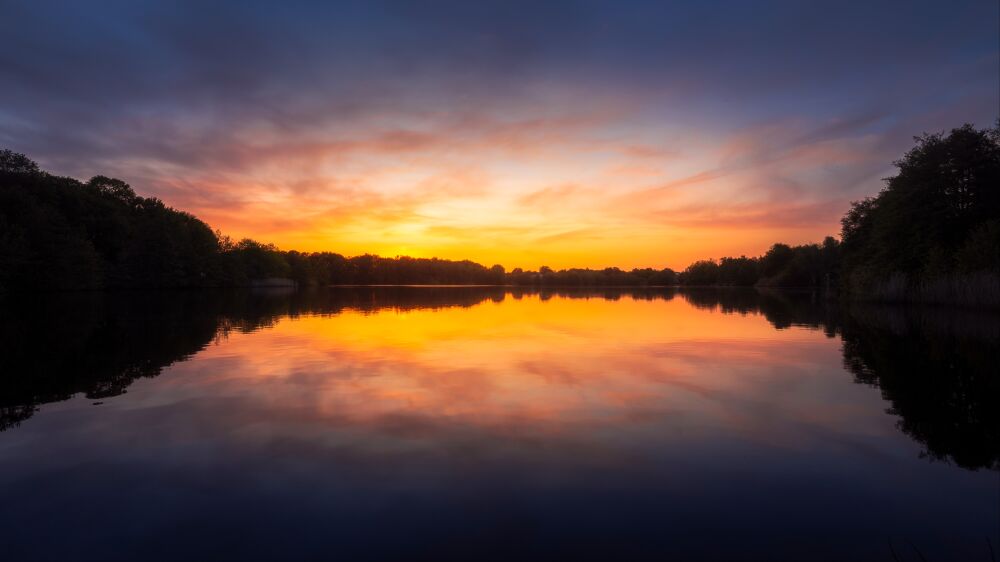 Zonsondergang Reflectie