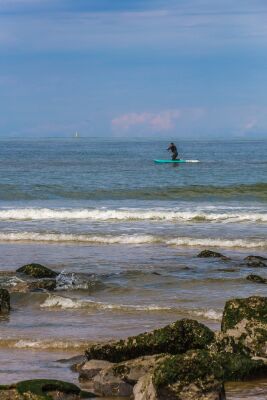 Oostende plage (staand)