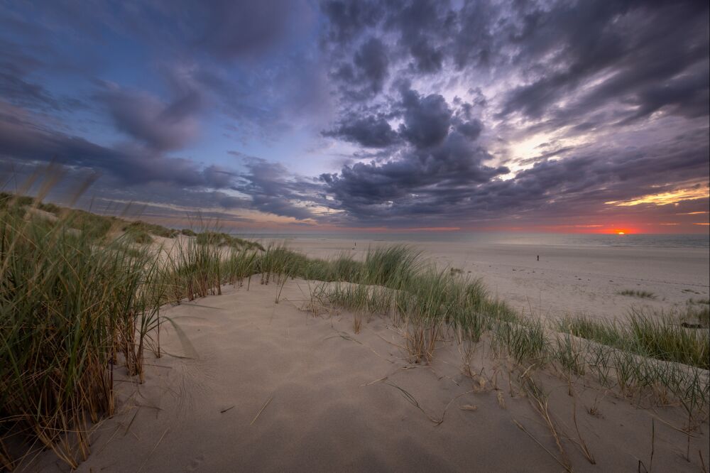 Zonsopkomst aan zee