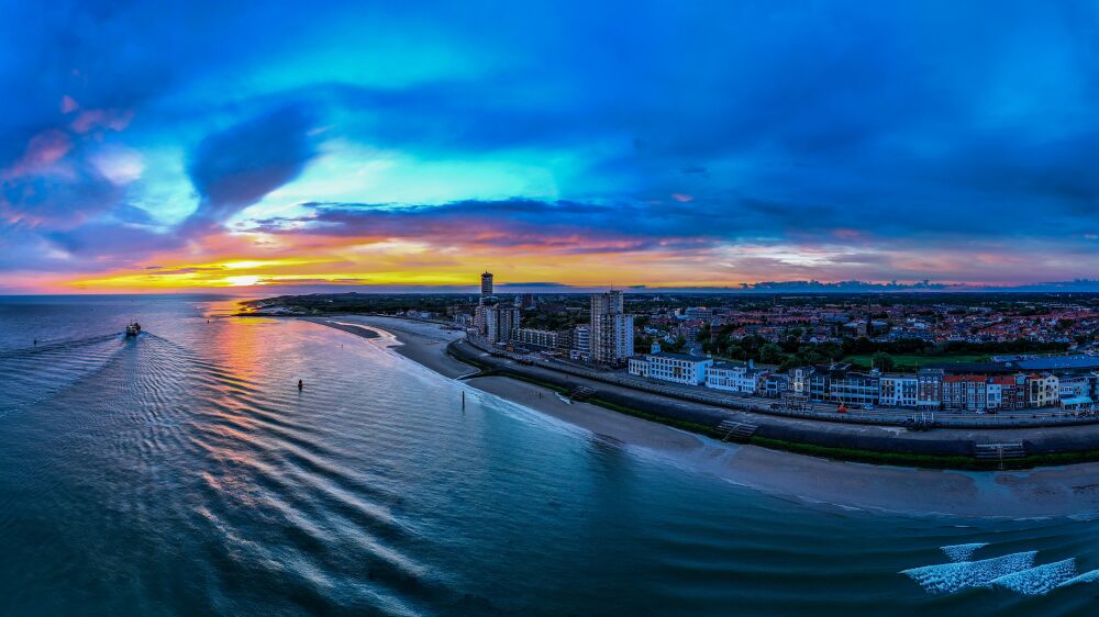 Zonsondergang in Vlissingen