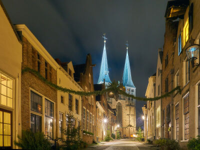 Bergkerk in Deventer in Dickens sfeer