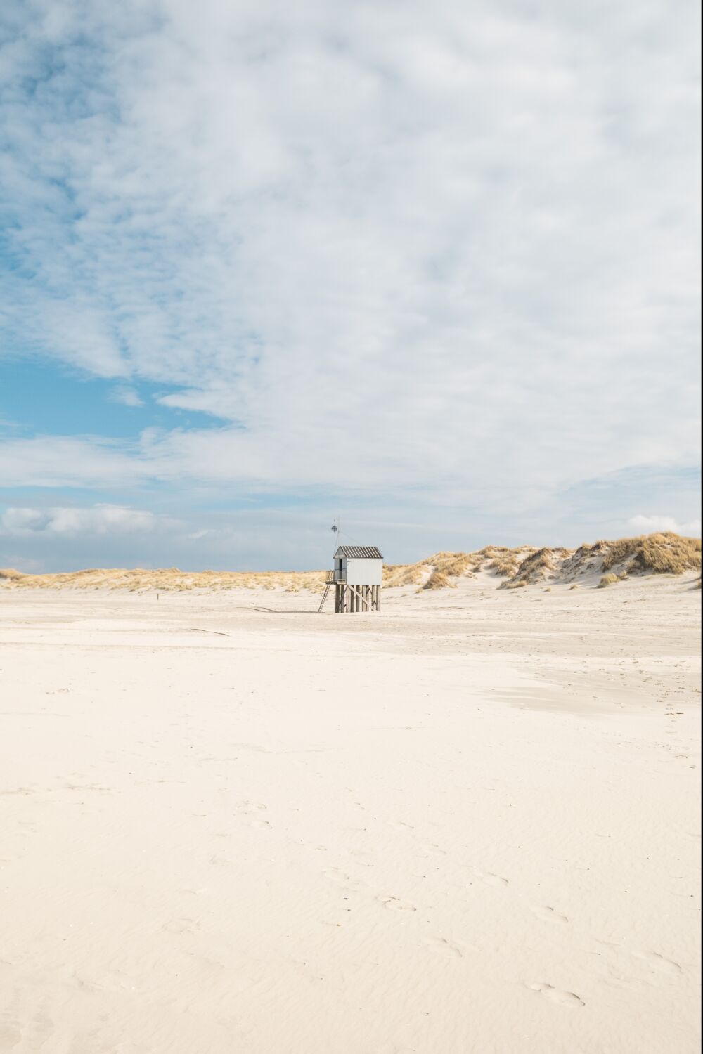 Het eenzame Drenkenlingenhuisje op Terschelling