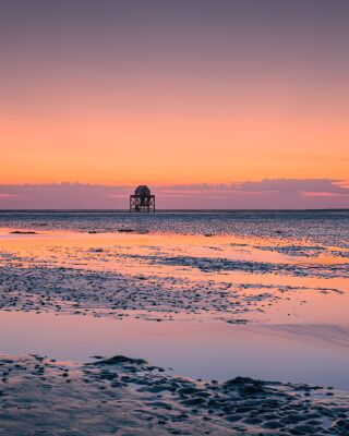 Een avond op de Engelsmanplaat in de Waddenzee