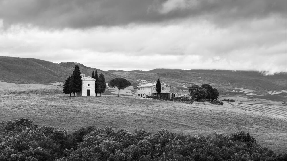 Cappella Madonna San Quirico Val d'Orcia Italië