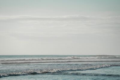 Waving Tranquility Endless Sea and Horizon