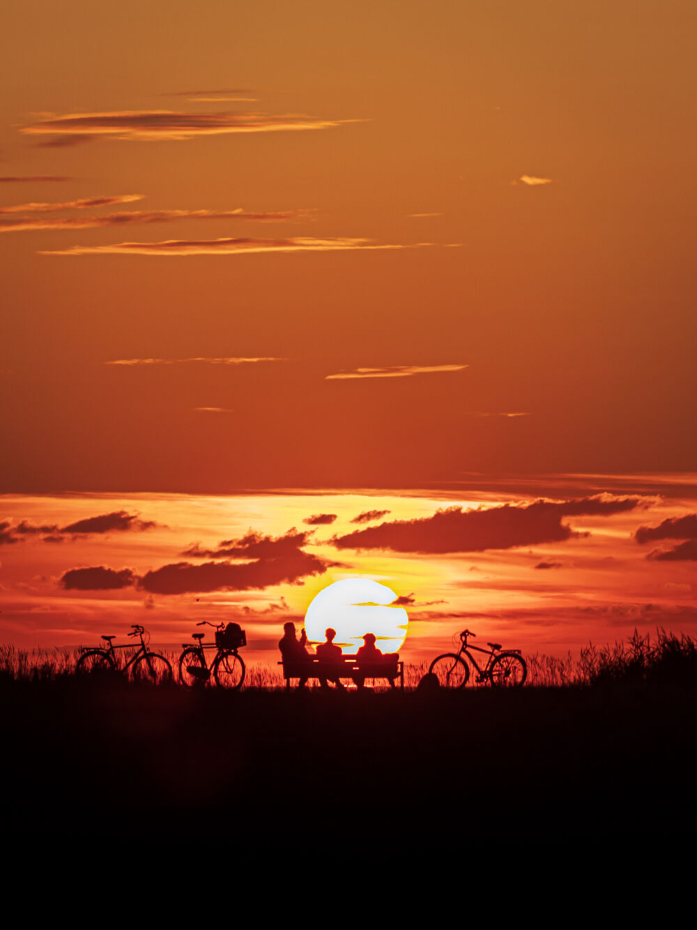 Summer sunset chill