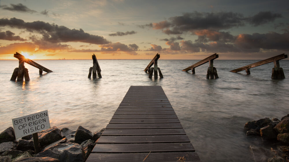 Zonsopgang bij Marken