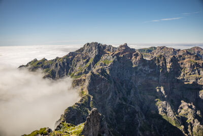 Boven de wolken in Madeira