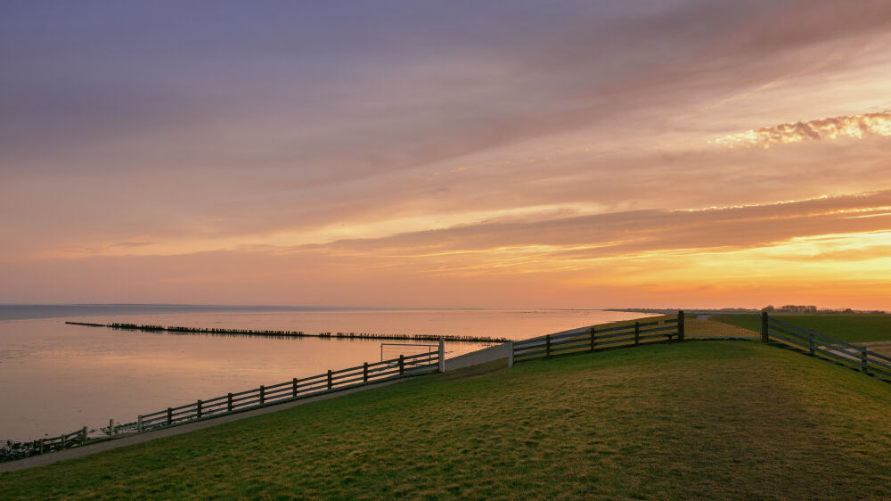 Aan het wad bij Wierum