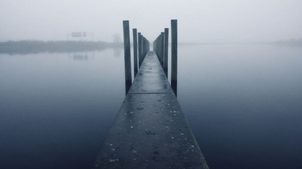 Fog on the Dock.