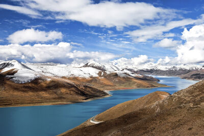 Yamdrok meer Tibet