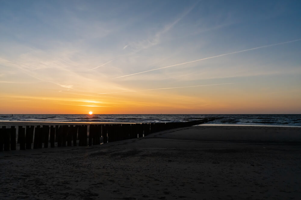 Sunset on the beach